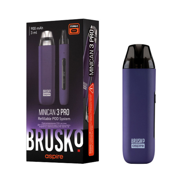 POD-система Brusko Minican 3 Pro фиолетовый в Сочи