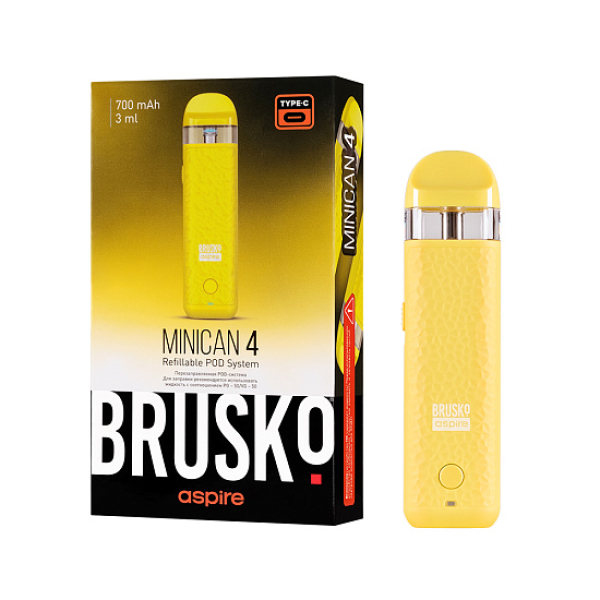 POD-система Brusko Minican 4 Желтый в Сочи