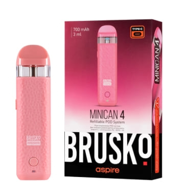 POD-система Brusko Minican 4 Розовый в Сочи