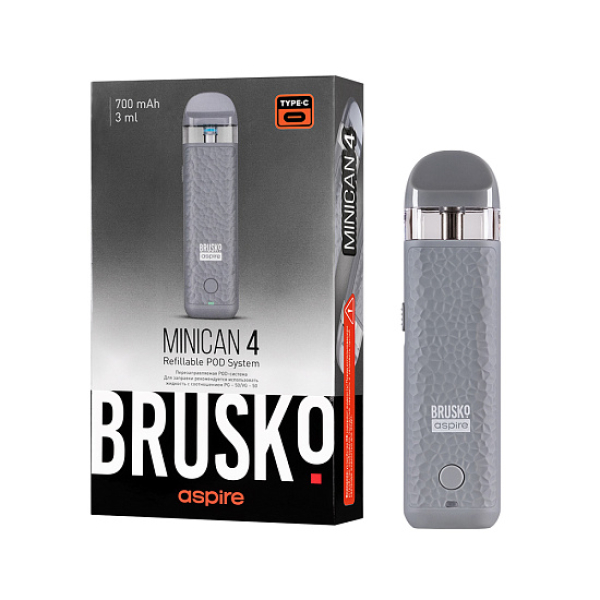 POD-система Brusko Minican 4 Серый в Сочи