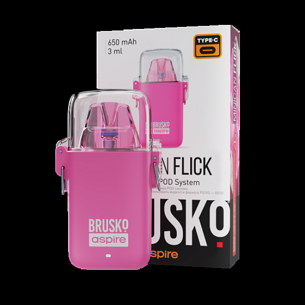 POD-система Brusko Minican Flick Розовый в Сочи