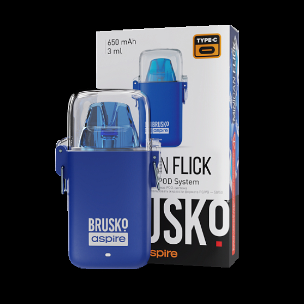 POD-система Brusko Minican Flick Синий в Сочи
