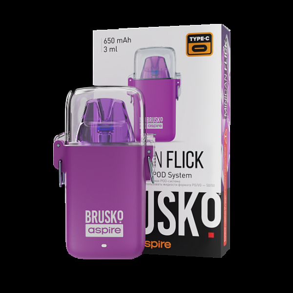 POD-система Brusko Minican Flick Фиолетовый в Сочи