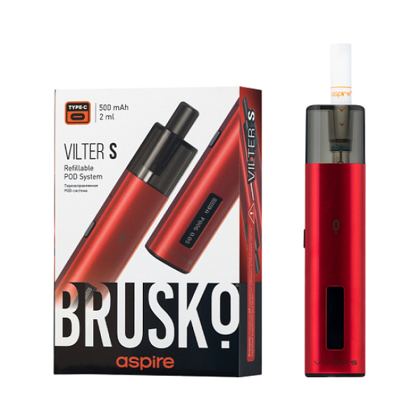 POD-система Brusko Vilter S Красный в Сочи