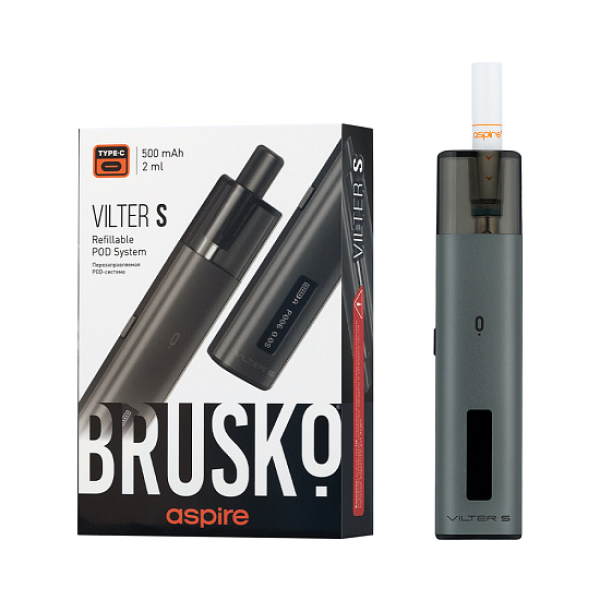 POD-система Brusko Vilter S Серый в Сочи