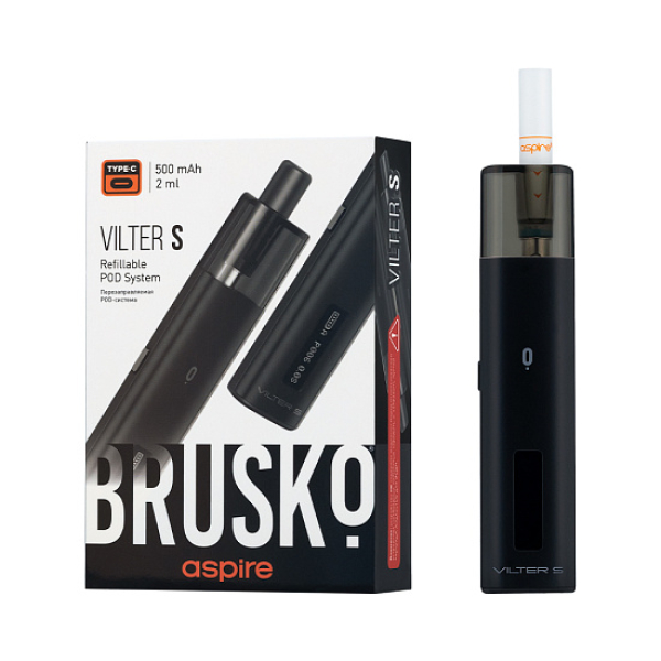 POD-система Brusko Vilter S Черный в Сочи