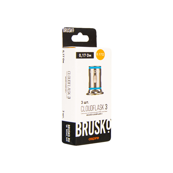 Испаритель Brusko Cloudflask 3 0.17 Ом 3 шт в Сочи