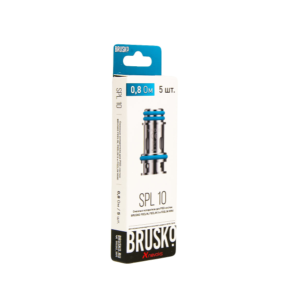 Испаритель Brusko Feelin Spl10 0.8 Ом 5 шт в Сочи