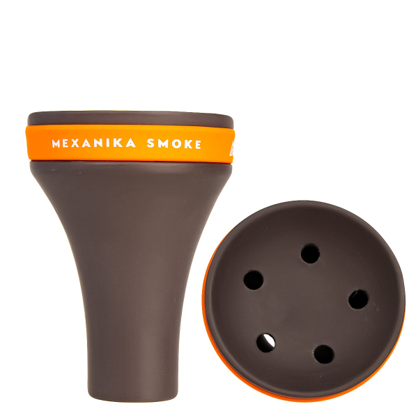 Чаша Mexanika Smoke Fancy Чёрная   С Оранжевым в Сочи