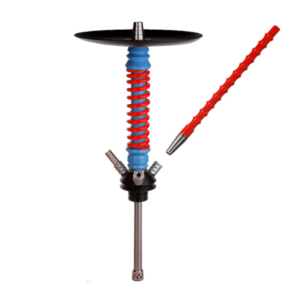 Кальян Mamay Customs V3  Coilovers Mini Голубой Красный в Сочи