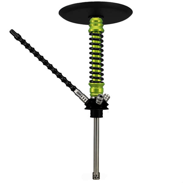 Кальян Mamay Customs V3  Coilovers Mini Салатовый Лак Черный в Сочи