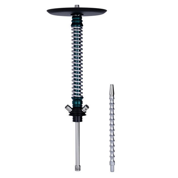 Кальян Mamay Customs Coilovers Зелёный Лак Хром в Сочи