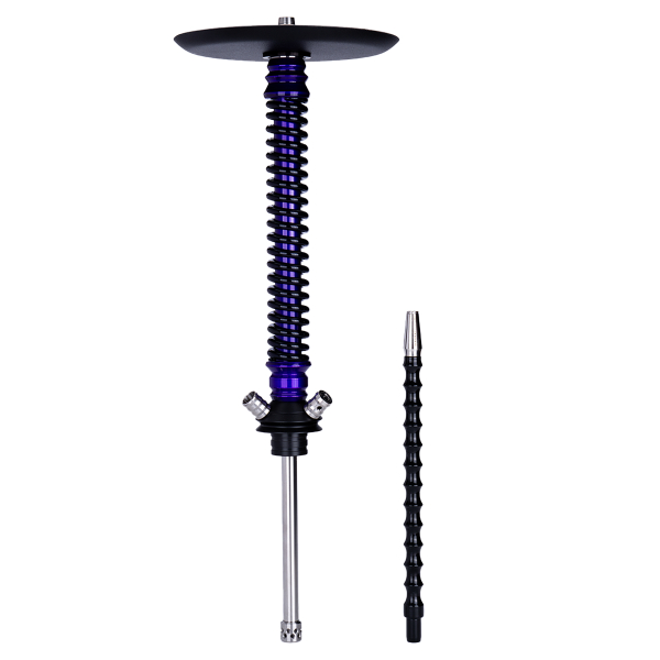 Кальян Mamay Customs Coilovers Фиолетовый Лак Черный в Сочи