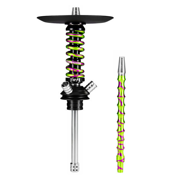Кальян Mamay Customs Coilover Micro Салатово Пурпурный Сплеш в Сочи