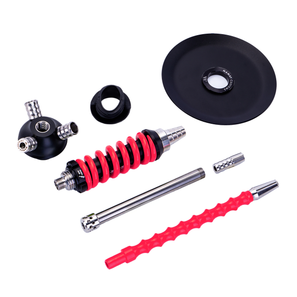 Кальян Mamay Customs Coilover Micro Чёрно Розовый в Сочи