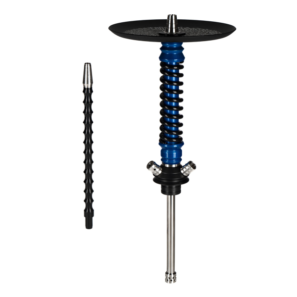 Кальян Mamay Customs Coilovers Mini Голубой Лак Черный Грав. Калиграфия в Сочи