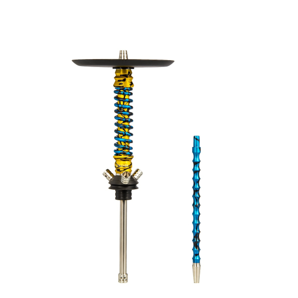 Кальян Mamay Customs Coilovers Mini Золотой Сплеш Голубой Сплеш в Сочи