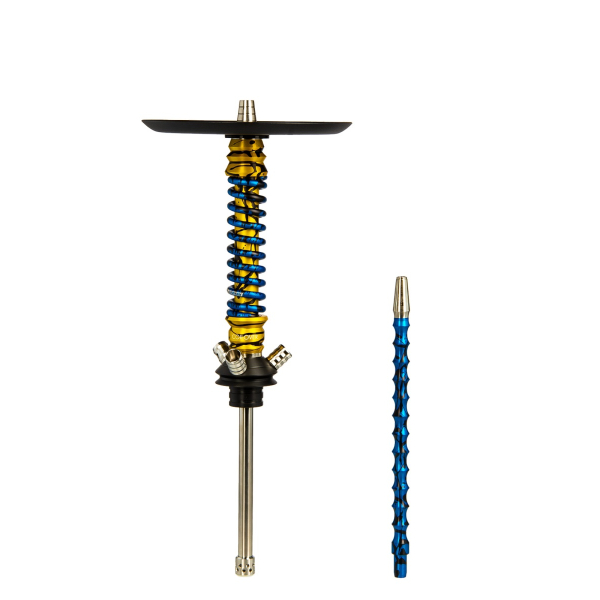 Кальян Mamay Customs Coilovers Mini Синий Сплеш Золотой Сплеш в Сочи