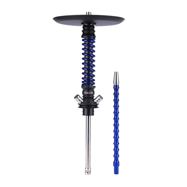Кальян Mamay Customs Coilovers Mini Чёрно Синий Лак в Сочи