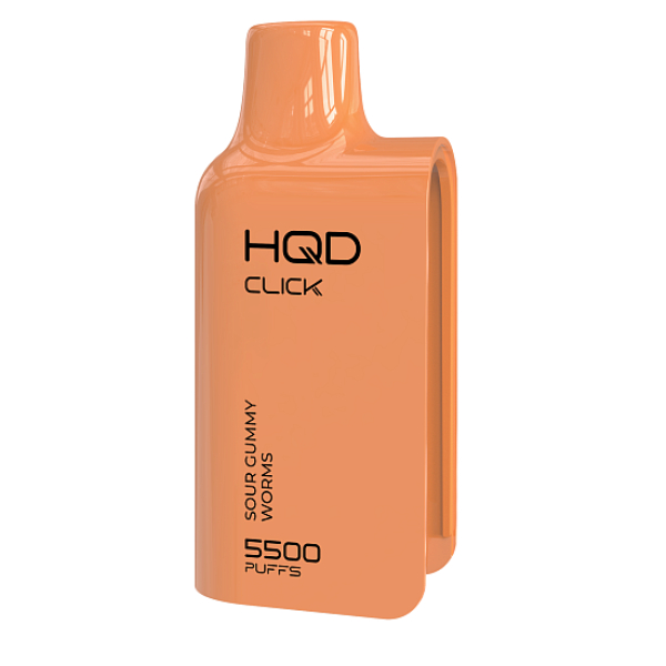 Картридж Hqd Click  Sour Gummy Worms  Кислые Мармеладные Червячки 5500 тяг в Сочи