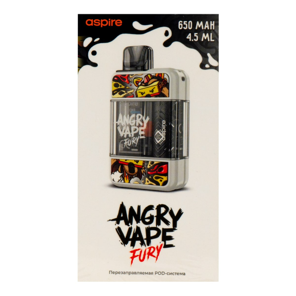 POD-система Brusko Angry Vape Fury 650 Mah Белый в Сочи