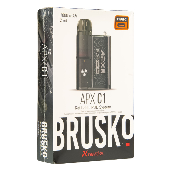 POD-система Brusko Apx C1 Чёрный Шёлк в Сочи