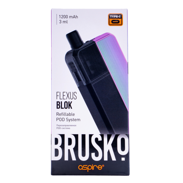 POD-система Brusko Flexus Blok Розовый в Сочи
