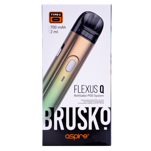 POD-система Brusko Flexus Q Аквамариновый Градиент в Сочи