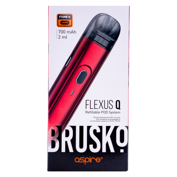 POD-система Brusko Flexus Q Красный в Сочи