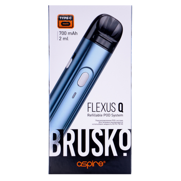 POD-система Brusko Flexus Q Небесно Голубой в Сочи