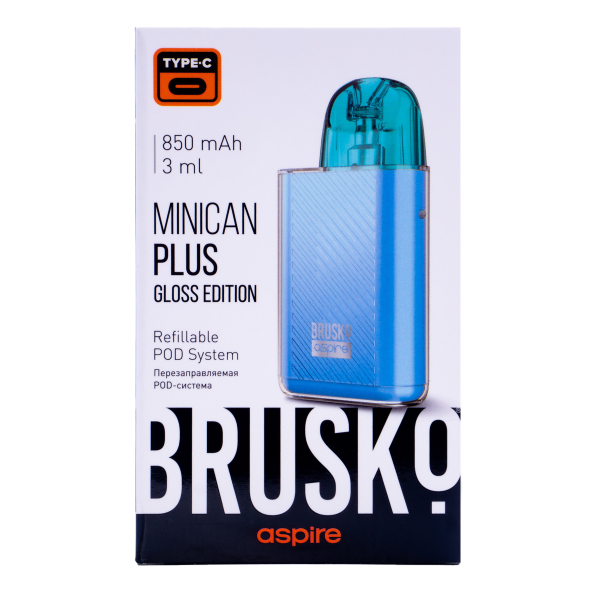 POD-система Brusko Minican Plus Gloss Edition Синий в Сочи