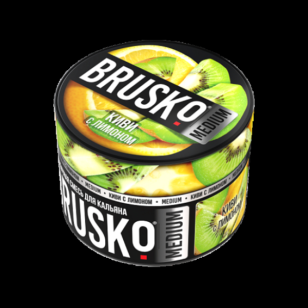 Бестабачная смесь Brusko Киви С Лимоном Medium 50 грамм в Сочи