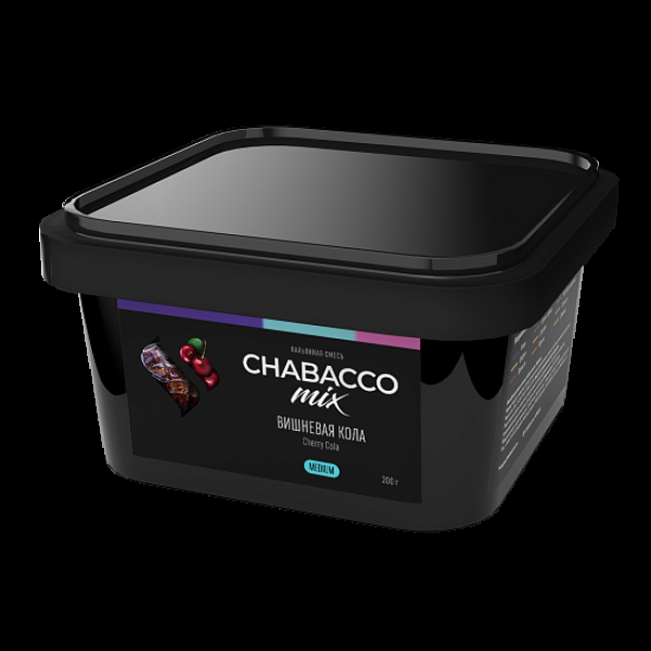 Бестабачная смесь Chabacco Mix Cherry Cola Вишневая Кола  Medium 200 грамм в Сочи