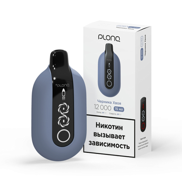 Электронка Plonq Ultra Черника Хвоя 12000 затяжек в Сочи