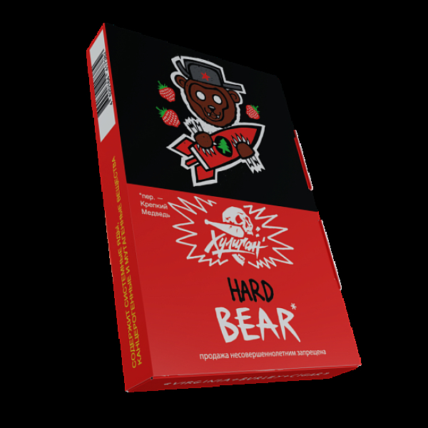 Табак Хулиган Hard Bear Клубника С Елкой 25 грамм в Сочи