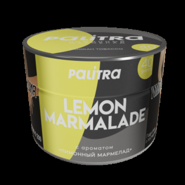 Табак Palitra Lemon Marmalade Лимонный Мармелад 40 грамм в Сочи