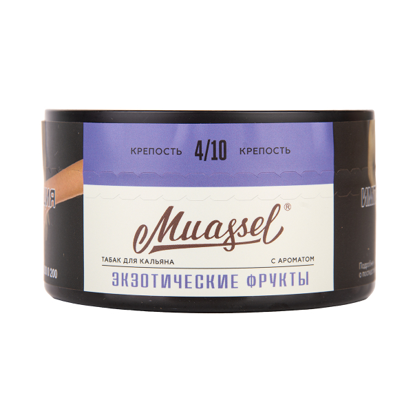Табак Muassel Medium Экзотические Фрукты 200 грамм в Сочи