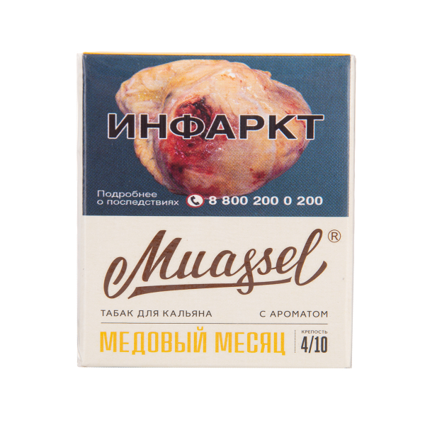 Табак Muassel Medium Медовый Месяц 40 грамм в Сочи