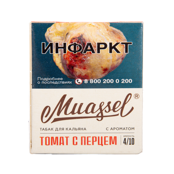 Табак Muassel Medium Томат С перцем 40 грамм в Сочи