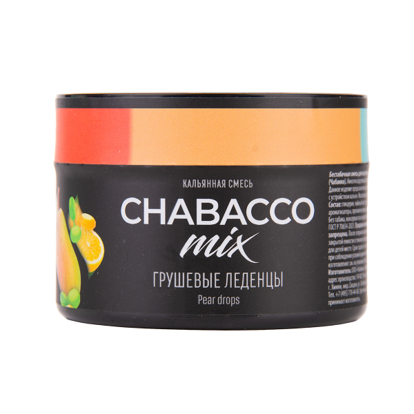 Бестабачная смесь Chabacco Mix Medium Pear Drops 40 грамм в Сочи