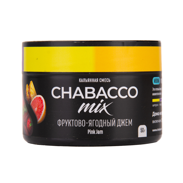 Бестабачная смесь Chabacco Mix Medium Pink Jam 40 грамм в Сочи