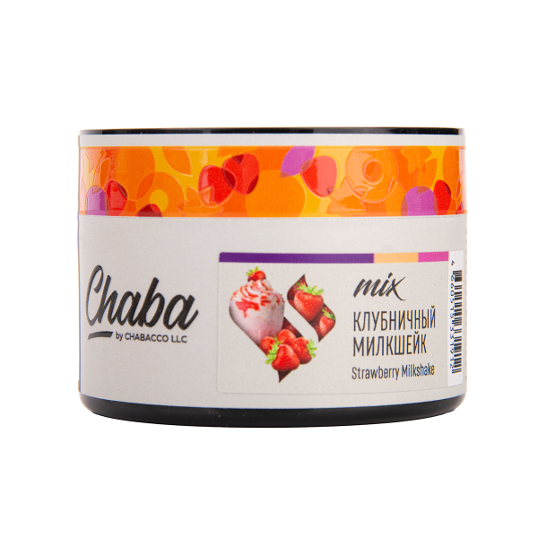 Бестабачная смесь Chaba Mix Strawberry Milkshake Nicotine Free 50 грамм в Сочи