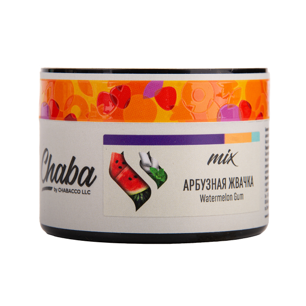 Бестабачная смесь Chaba Mix Watermelon Gum Nicotine Free 50 грамм в Сочи