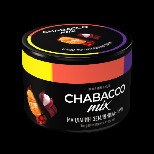 Бестабачная смесь Chabacco Mix Medium Tangerine Strawberry Lychee 40 грамм в Сочи