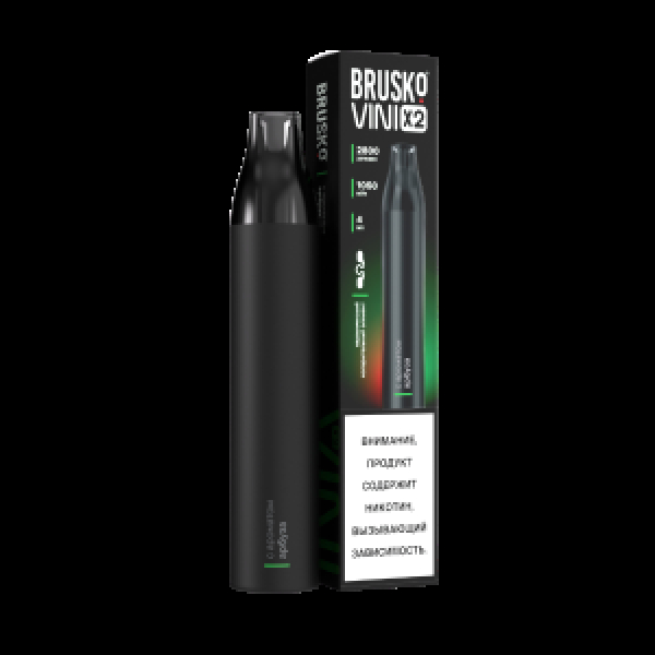 Электронка Brusko Vini X2 Арбуз 2800 затяжек в Сочи