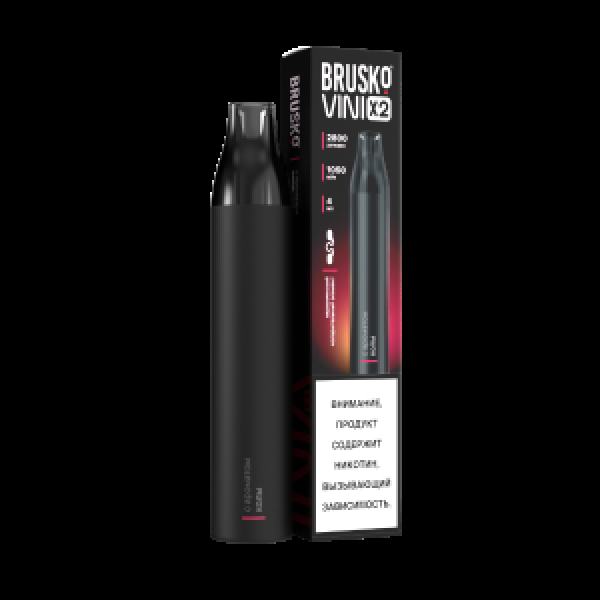 Электронка Brusko Vini X2 Кола 2800 затяжек в Сочи