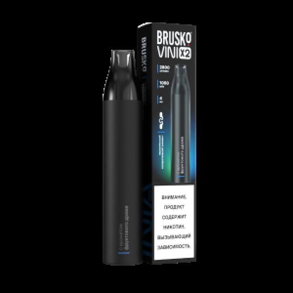 Электронка Brusko Vini X2 Фруктовое Драже 2800 затяжек в Сочи