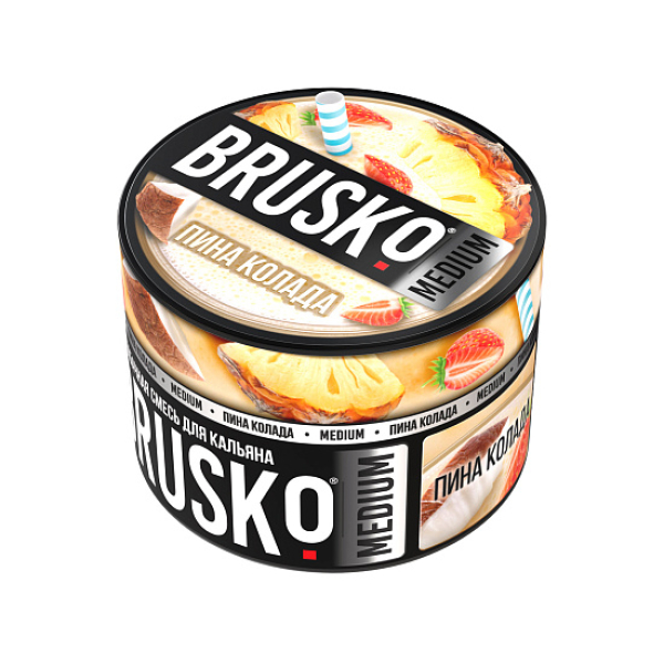 Бестабачная смесь Brusko Zero Пина Колада 50 грамм в Сочи