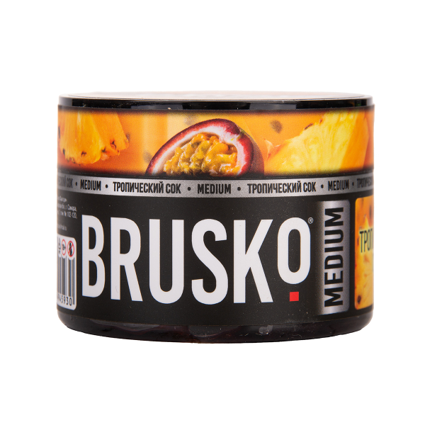Бестабачная смесь Brusko Zero Тропический Сок 50 грамм в Сочи