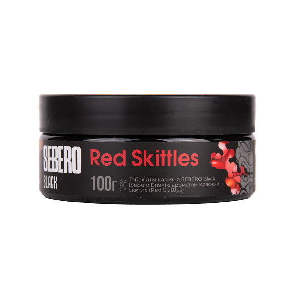 Табак Sebero Black Red Skittles 100 грамм в Сочи
